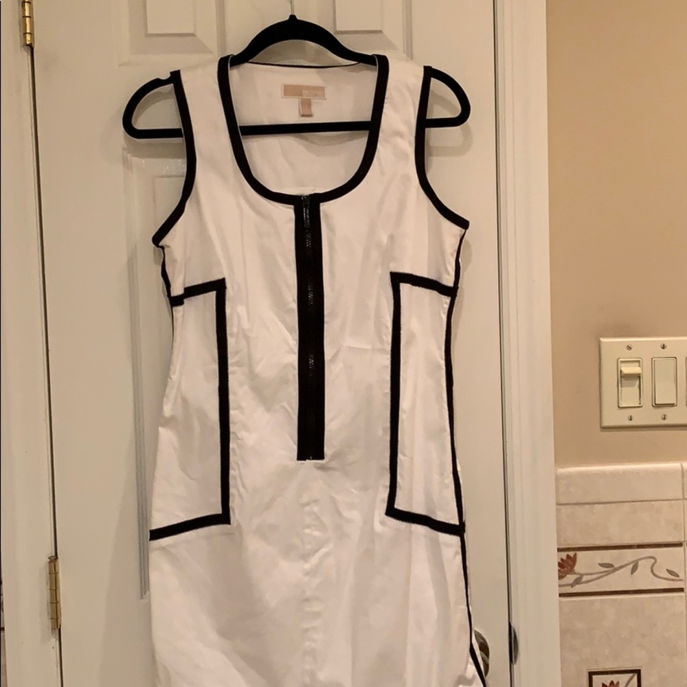 Black and white MK dress